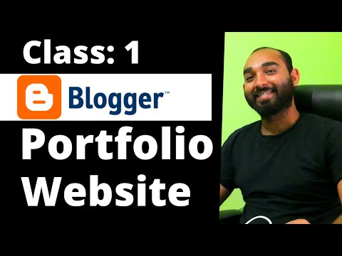 Create a Portfolio Website on Blogger - Getting Started - #Lesson1