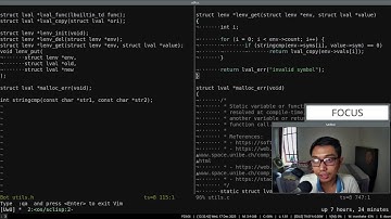 Study with me: learn C programming language by building our own lisp (Part 92)