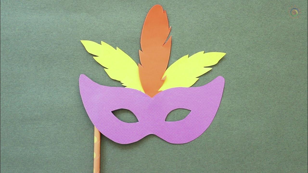 Comment Faire Un Masque En Papier De Princesse Video Comment faire un MASQUE en papier, bon Carnaval! Как сделать