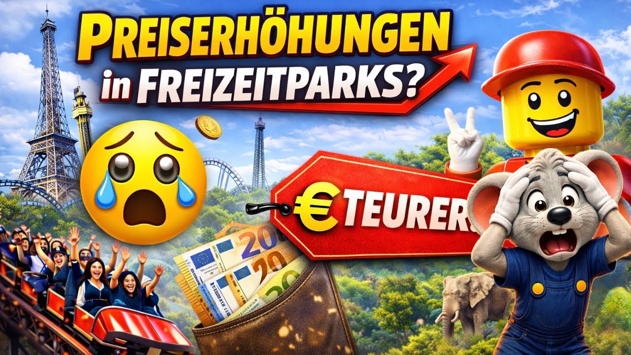 Preiserhöhung 2026: Freizeitparks erhöhen ihre Eintrittspreise!