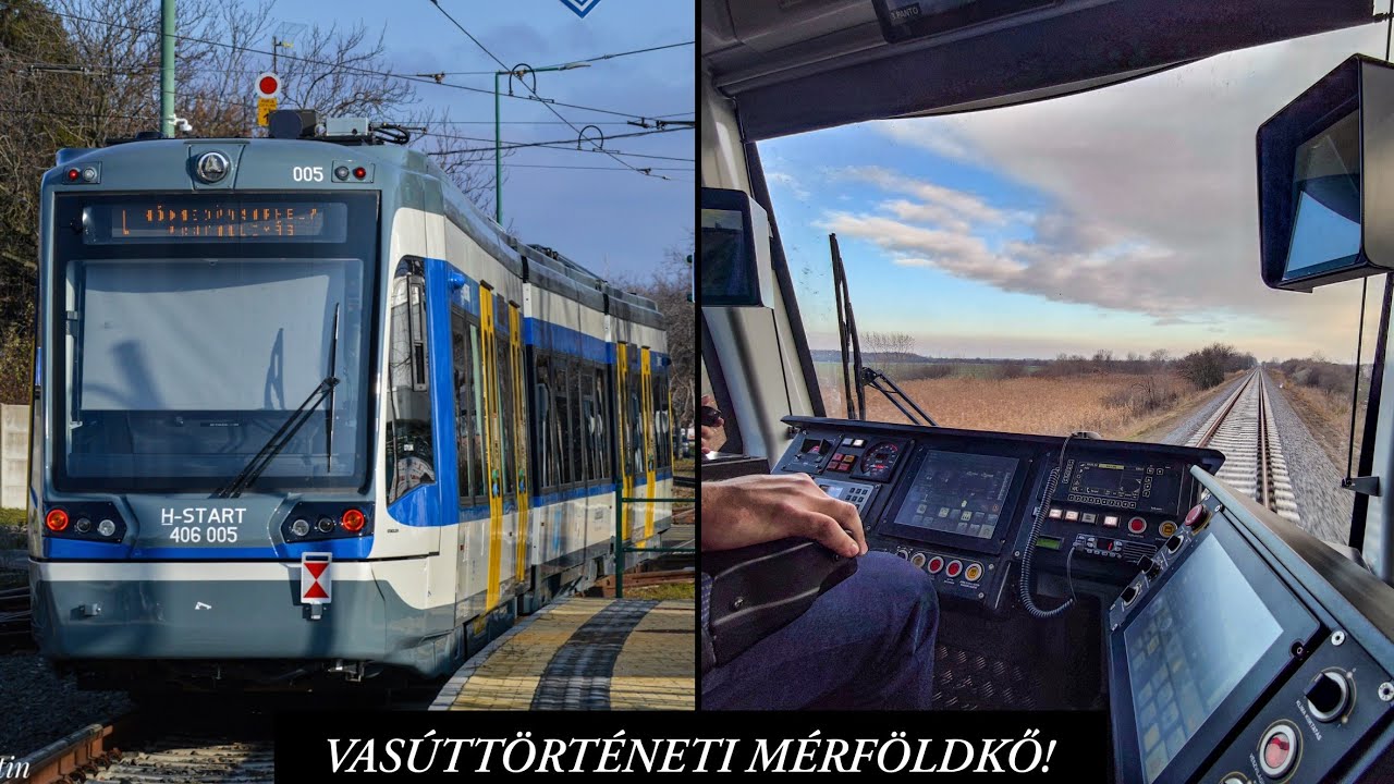 Utazás TRAMTRAIN-nel VEZETŐÁLLÁSON!