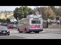 Trolleybuses (TracklessTrolleys) in San Francisco 2018