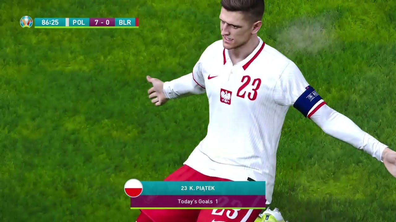 eFootball PES 2021 PS4 - Poland - Belarus - UEFA EURO 2020