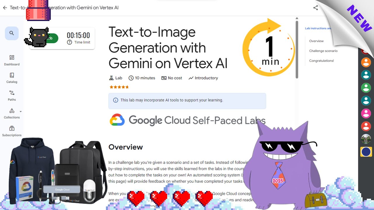 Text-to-Image Generation with Gemini on Vertex AI #2025 | #|#qwiklabs ...
