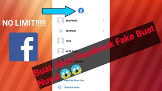 Cara Membuat Banyak Akun Facebook NO LIMIT!!! Cara Membuat Banyak Akun Facebook NO LIMIT!!!
