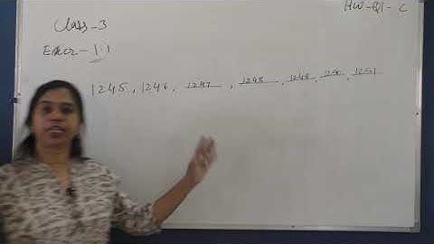 class 3 Math - Number up to 9,999  & exercise by manisha kavachale