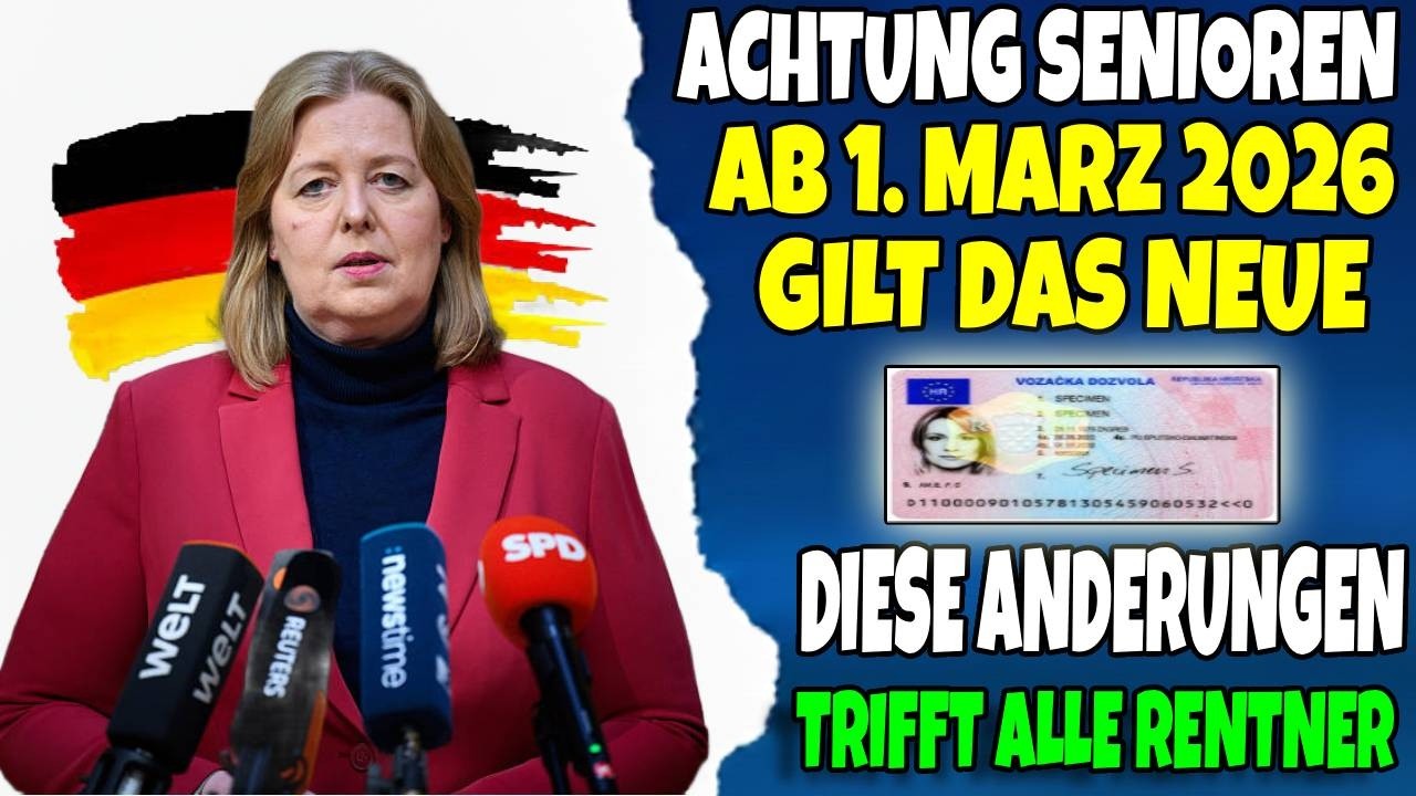 🚨 Achtung Senioren! Ab 1  März 2026 gilt das neue Fahrgesetz – Diese Änderungen sind jetzt Pflicht!