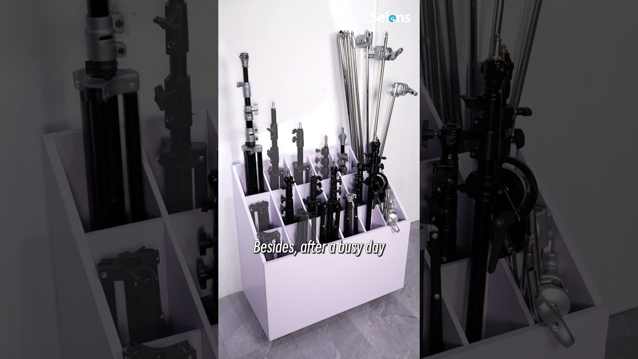 Give your tripod a home with the Selens Studio Storage Box.