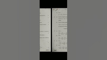 Partial Differential Equations Question Paper #kuk #BM-232 #2016 #exam #maths B.Sc. BA B.Com