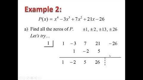 Finding Real and Complex Zeros of a Polynomial