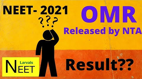 NEET 2021 OMR Sheet Released | Download OMR sheet| NEET 2021