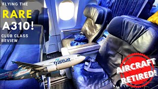 My FIRST and LAST flight on an Airbus A310 - AIR TRANSAT CLUB CLASS REVIEW