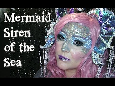 Siren Mermaid Makeup Tutorial Ravenrosebeauty