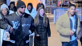 NY Giants players signing Autographs after the Eagles Game (1/7/24) saquon / Sterling Shepard