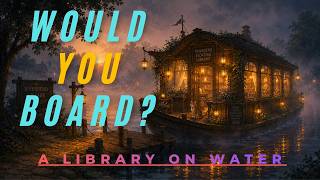Where Does This Floating Library Go Each Morning | Cozy Storybook Ambience