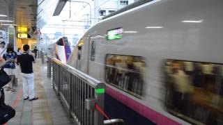 E2系1000番台＋E3系2000番台（新塗装）　東京駅入線