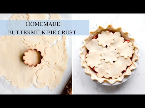 Como Fazer um caseiro Buttermilk Pie Crust