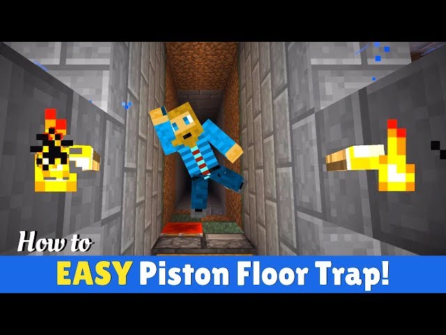 Minecraft Floor Trap Tutorial Hidden