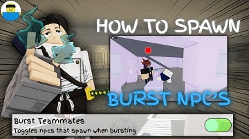 How to Spawn Burst NPCS + With Movesets In Jujutsu Shenanigans Roblox (Jujutsu Shenanigans)