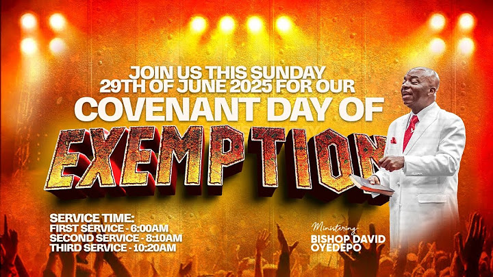 COVENANT DAY OF EXEMPTION SERVICE | 29, JUNE 2025 | FAITH TABERNACLE OTA.