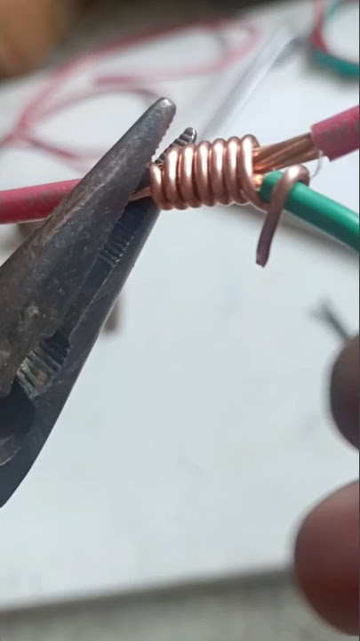 be sure to remember these tricks! how to connect solid wire and stranded wire#shorts #shortvideo