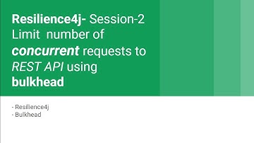 Resilience4j  Session 2  Limit number of concurrent requests to RESTAPI using bulkhead