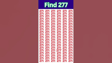 Find 277 -EP#642 #mathpuzzle #brainteaser #iqtest #mathstrics #pahelian #reasoning  #shorts