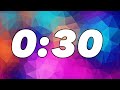مؤقت 30 ثانية عد تنازلي لمدة 30 ثانية