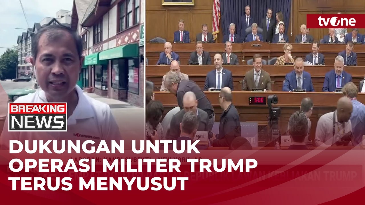 [BREAKING NEWS] Kongres AS Setujui Resolusi Penghentian Perang Melawan Iran | tvOne