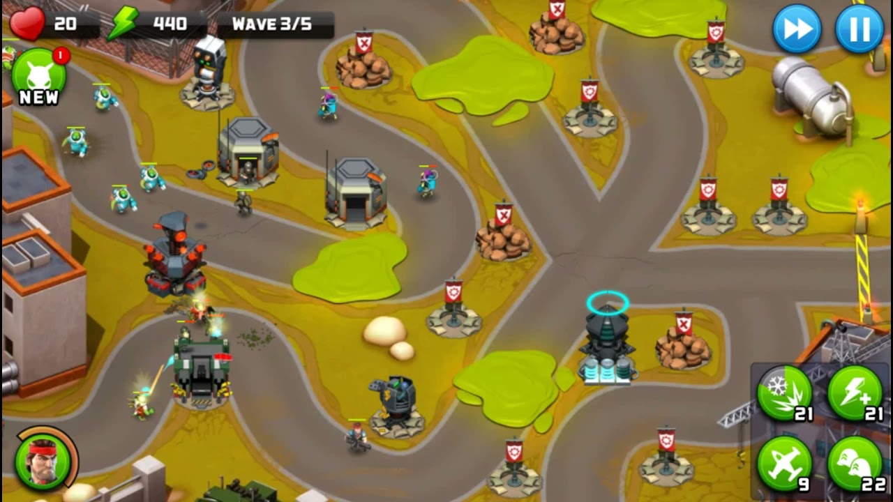 Alien Creeps TD: Level 48 | Rad Rush