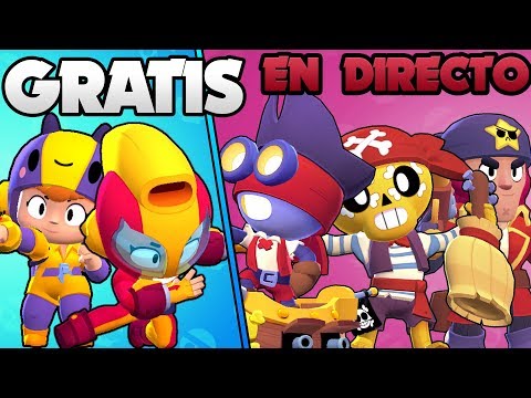 Brawl Stars Regalando Los Nuevos Brawlers Y Las Nuevas Skins 5 Premios En Directo Youtube - como regalarle un brawler a un amigo en brawl stars