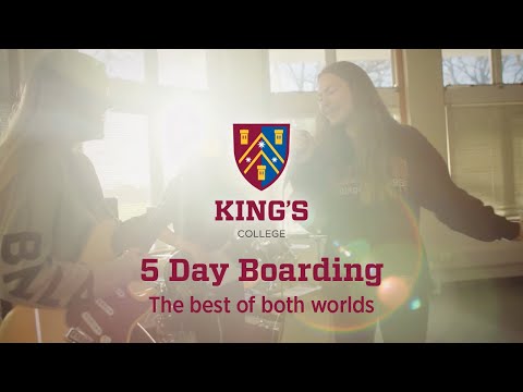 Five Day Boarding at King's College