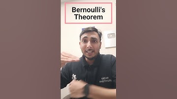 What is Bernoullis theorem? #mechanical #physics #mechanicalengineerinterview
