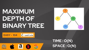 Maximum Depth of Binary Tree | Leetcode 104 | Height of Binary Tree #dsa