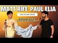 Insane ghost story matt rife  paul elia in san diego