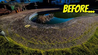 ABANDONED & NEGLECTED! We Pressure Washed this Patio FOR FREE!