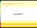 Curso de esperanto para hispanohablantes. Lección 7.