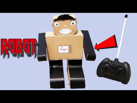 How to Make RC Robot with Cardboard | Science Project