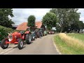 Trekkergroep op bezoek bij museumboerderij in Oud-Bergentheim