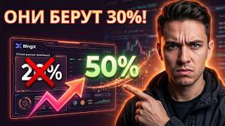 Партнерская программа BingX: Как избежать ловушки 20% [Гайд]