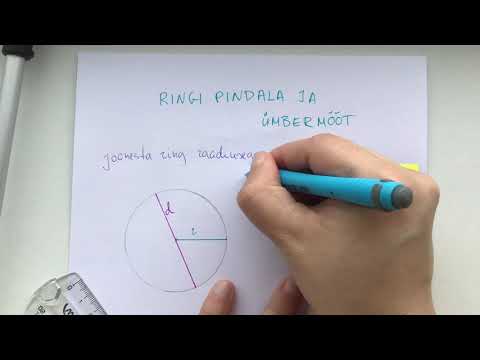 Video: Kuidas Arvutada Ringi ümbermõõt Ja Pindala