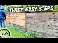 Revive your fence in 3 easy steps for cheap