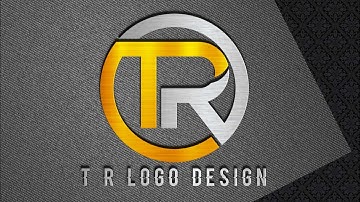 T R Professional Logo Design Tutorial | Pixellab Logo Design 👌🔥