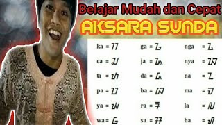 BELAJAR MUDAH DAN CEPAT AKSARA SUNDA screenshot 1