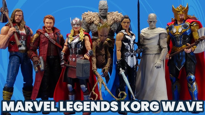 Thor: Love and Thunder Marvel Legends Series Action Figurine 2022 Marvel's  Korg BAF 4 : Ravager Thor 15cm