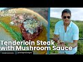 Goma At Home: Tenderloin Steak With Mushroom Sauce