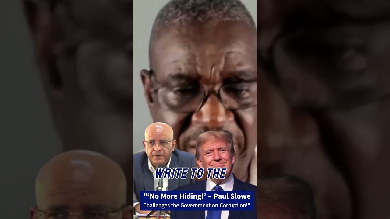 No More Hiding!’ – Paul Slowe  Challenges the Government on Corruption!