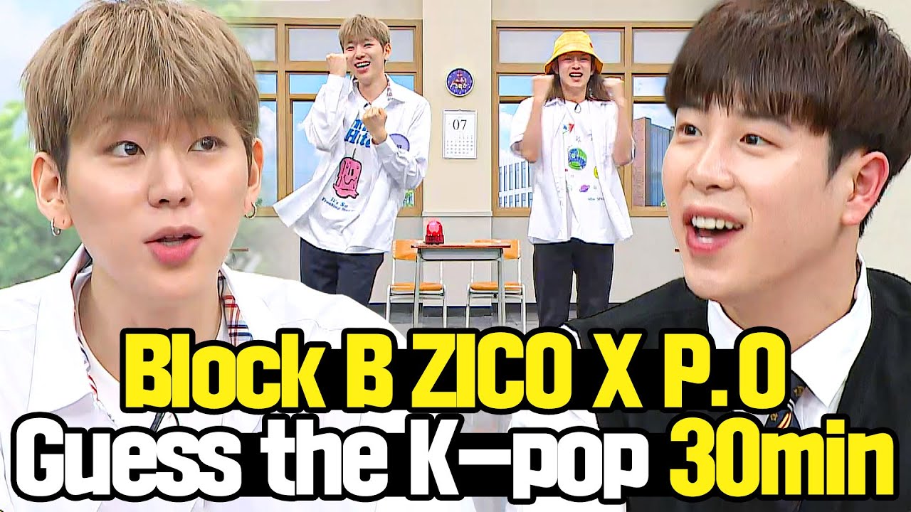 [Knowing Bros] Isn't This Our Song? 🤣 Block B ZICO x P.O Guess the K-pop Compilation 🐝🍯