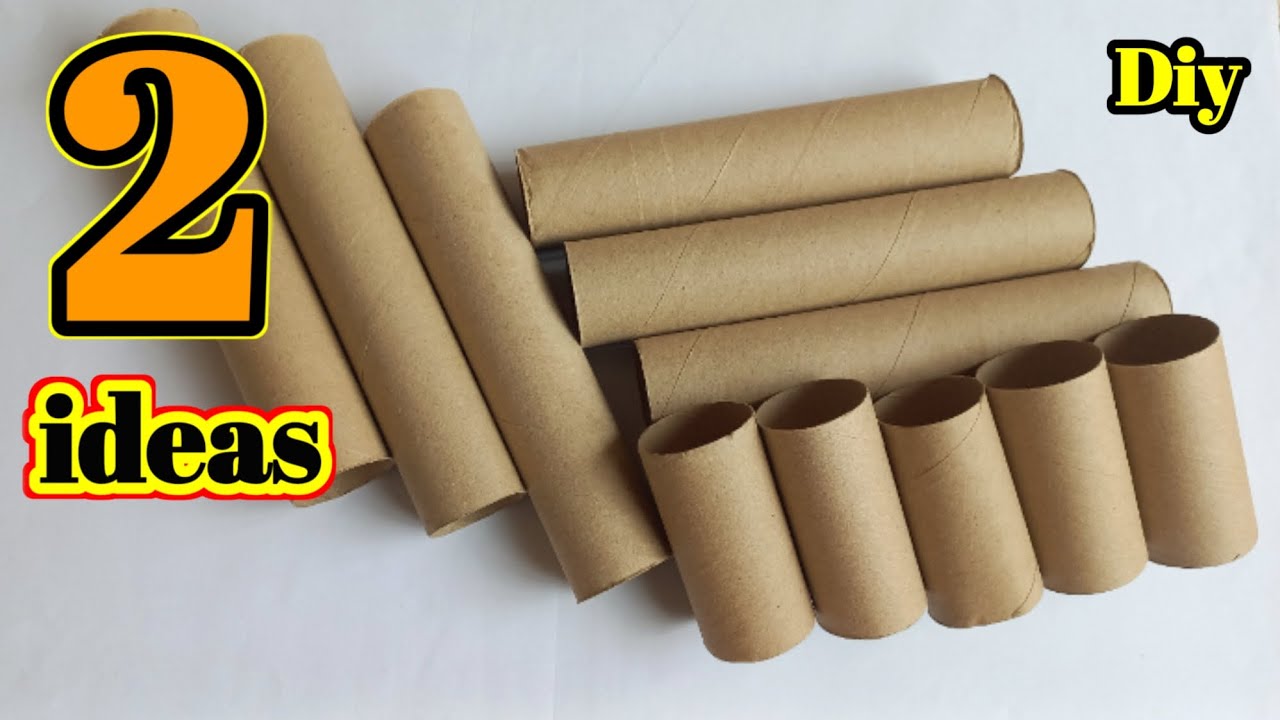 2 замечательные идеи с картонными рулонами! Посмотрите, что я с ними сделала 🤔😍