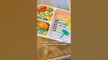 Easy Back-To-School Bento Snack Idea | Kaayaaya Vlogs #bento #lunchbox #snacks #howto #backtoschool